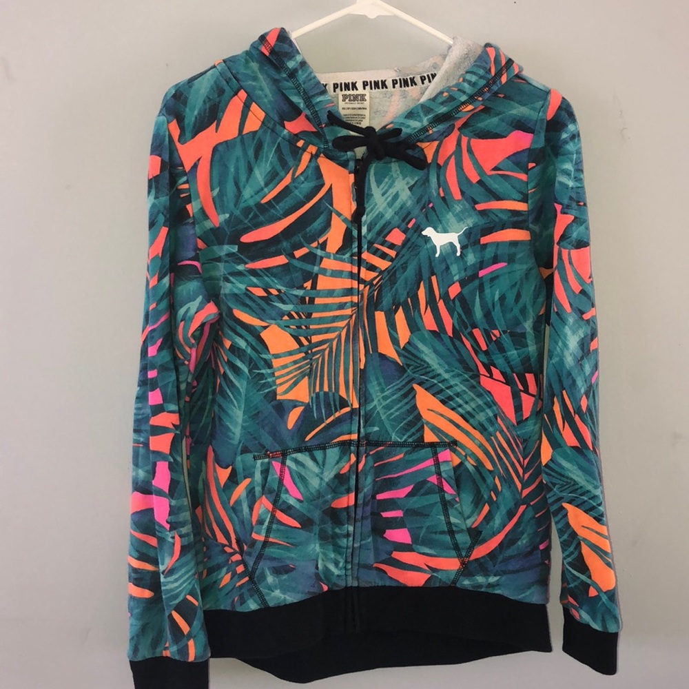 PINK Victoria’s Secret Hooded Sweatshirt - Floral